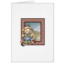 Teddy Beach Card