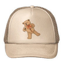 Teddy Bear and Bee Mesh Hat