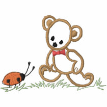 Teddy Bear and Ladybug embroidered shirts