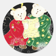 Teddy Bear Angels Stickers
