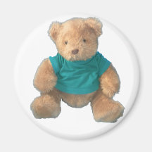 Teddy Bear - Arty Refrigerator Magnet