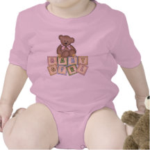 Teddy Bear Baby Girl Infant's Creeper