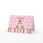 Teddy Bear Baby Shower Thank You Card