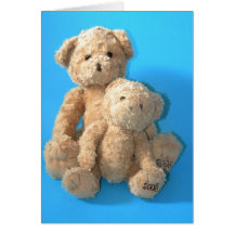 Teddy Bear - Candy and Crystal Greeting Cards