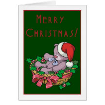Teddy Bear Christmas Card