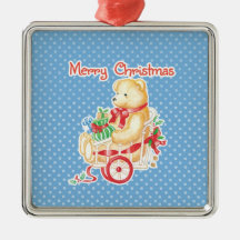 Teddy Bear Christmas Ornament