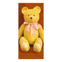 teddy bear custom rack card