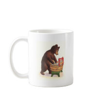 Teddy Bear Does the Laundry Coffee Mug