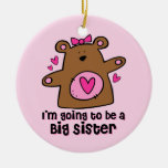 Teddy Bear Future Big Sister Ornament