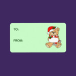 Teddy Bear Gift Stickers labels