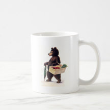 Teddy Bear Goes to Market Mug