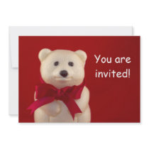 Teddy Bear Invitation Card