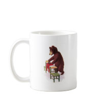 Teddy Bear Irons Clothes Mugs