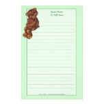 Teddy Bear Lined Stationery