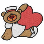 Teddy Bear Nurse Embroidered Shirt