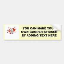 Teddy Bear Nurse Love Tshirts and Gifts Bumper Sticker