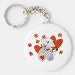 Teddy Bear Nurse Love Tshirts and Gifts Key Chains