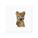 Teddy Bear on Canvas Stretched Canvas Prints