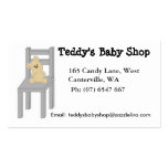 Teddy bear on Chair Business Cards