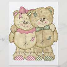 Teddy Bear Pair - Original Colours Flyers