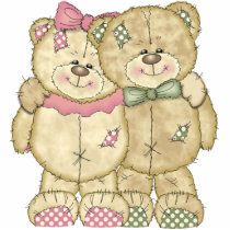 Teddy Bear Pair - Original Colours