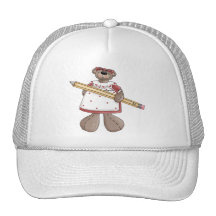 Teddy Bear Pencil Mesh Hat