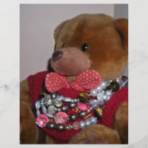 Teddy bear personalized flyer