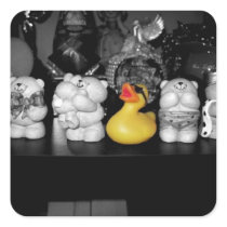 'Teddy Bear Picnic' Rubber Duck Stickers