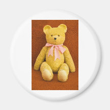 teddy bear refrigerator magnet