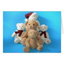 Teddy Bear - The Gang Greeting Cards