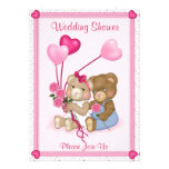 Teddy Bear Wedding Shower - Customize Personalized Announcements