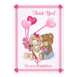 Teddy Bear Wedding Thank You - Customize Announcements