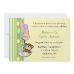 Teddy Bear Yellow Baby Shower Invitation
