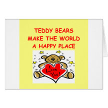 teddy bears card
