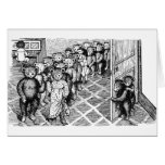 Teddy Bears Pair Up for the Dance Greeting Cards