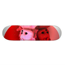 Teddy Bearz Valentine Skate Board