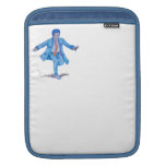 teddy boy dancer in blue suit & white suede shoes sleeves for iPads