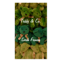 Teddy business business cards
