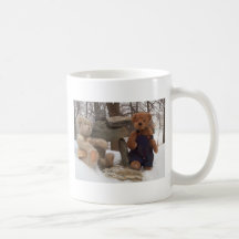 Teddy Couple with Inuksuk Mugs