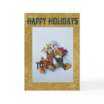 Teddy Happy Holidays card