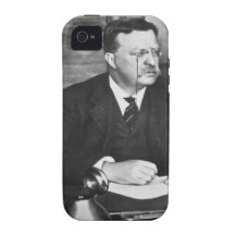 Teddy Roosevelt at Work in 1912 Vibe iPhone 4 Cover