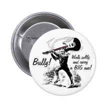 Teddy Roosevelt Guitar Pinback Button