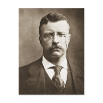 Teddy Roosevelt Vintage Glass Magic Lantern Slide Post Cards