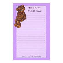 Teddybear Hug Stationery