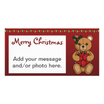 Teddy's Gift Photo Card