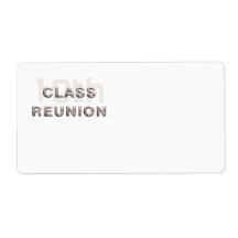 TEE 10th Class Reunion Personalized Shipping Label