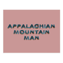 TEE Appalachian Mountain Man Postcard