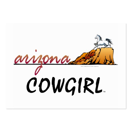 TEE Arizona Cowgirl Business Card