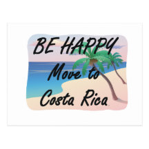 TEE Be Happy Costa Rica Post Card