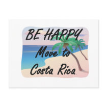 TEE Be Happy Costa Rica Post Card
